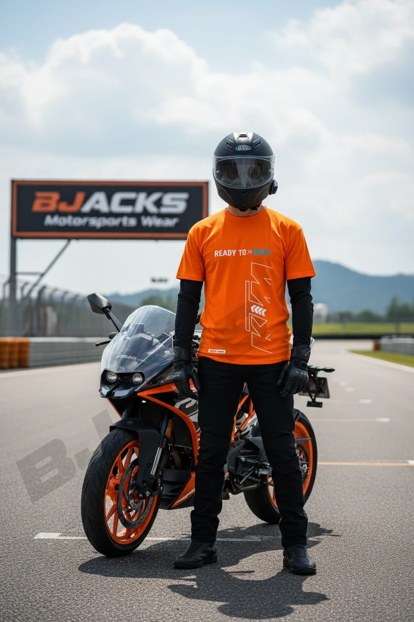 KTM Ready To Race- KTM Turuncu Patlama Tutkunlarına Özel Premium Tişört
