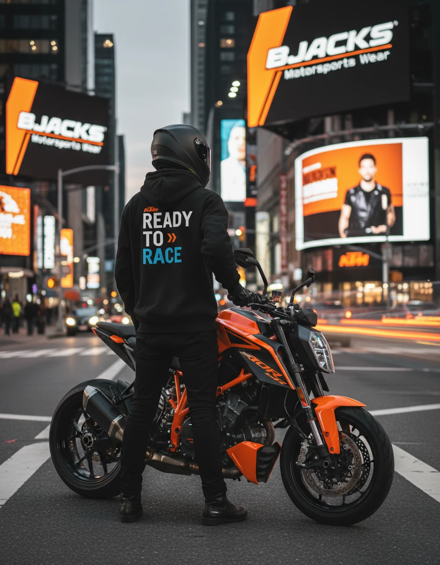 KTM Ready To Race Motorcu Hoodie – Gerçek Sürücü Ruhu