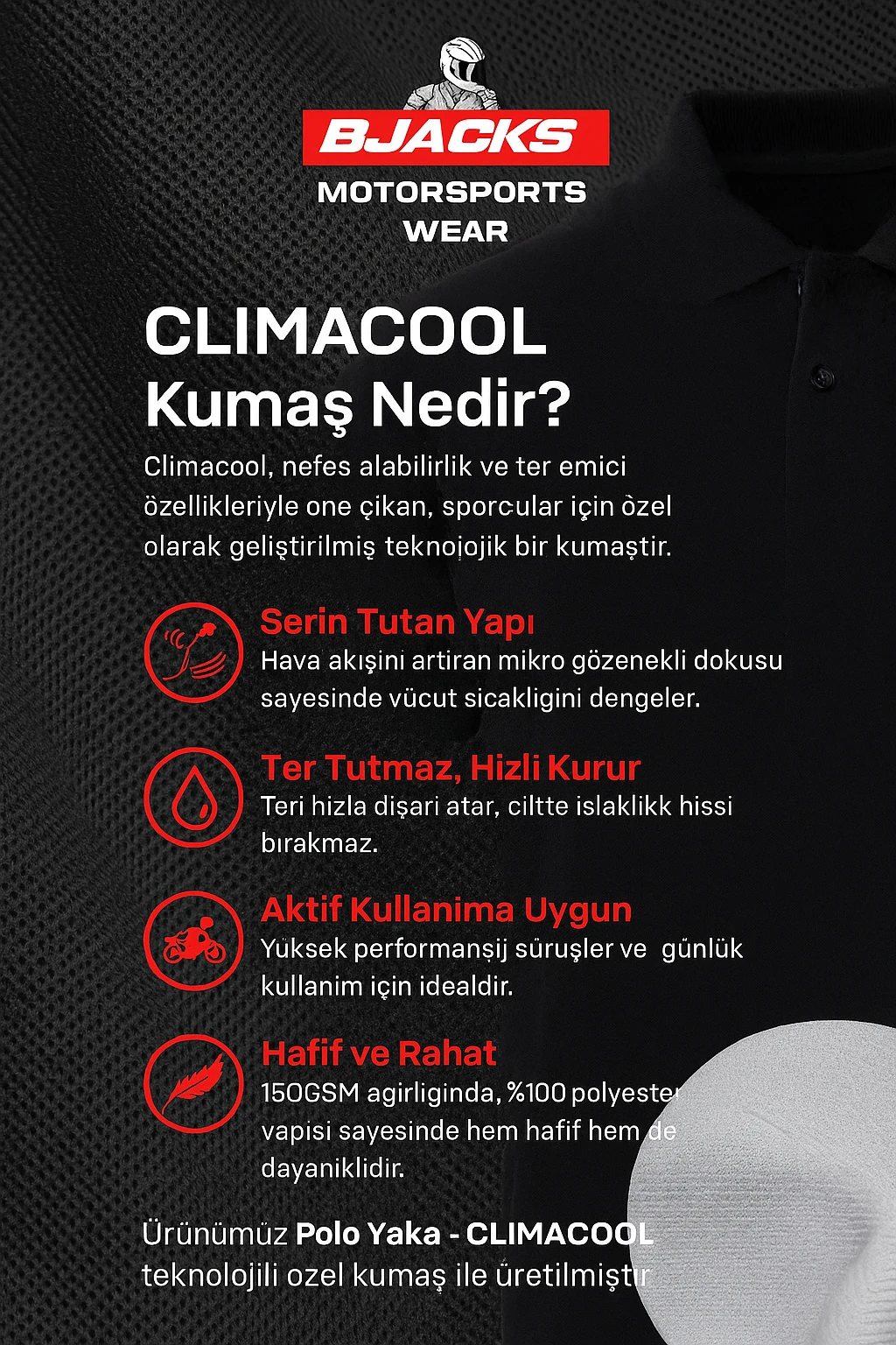 KTM Ready to Race MotoGP Clima Cool Polo Yaka Yarış Özel Premium Tişört