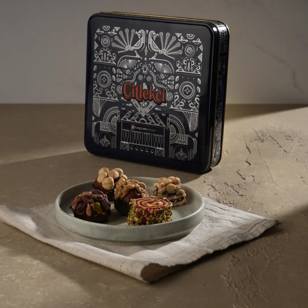 Hediyelik 5 li Teneke Kutu net:800 gr
