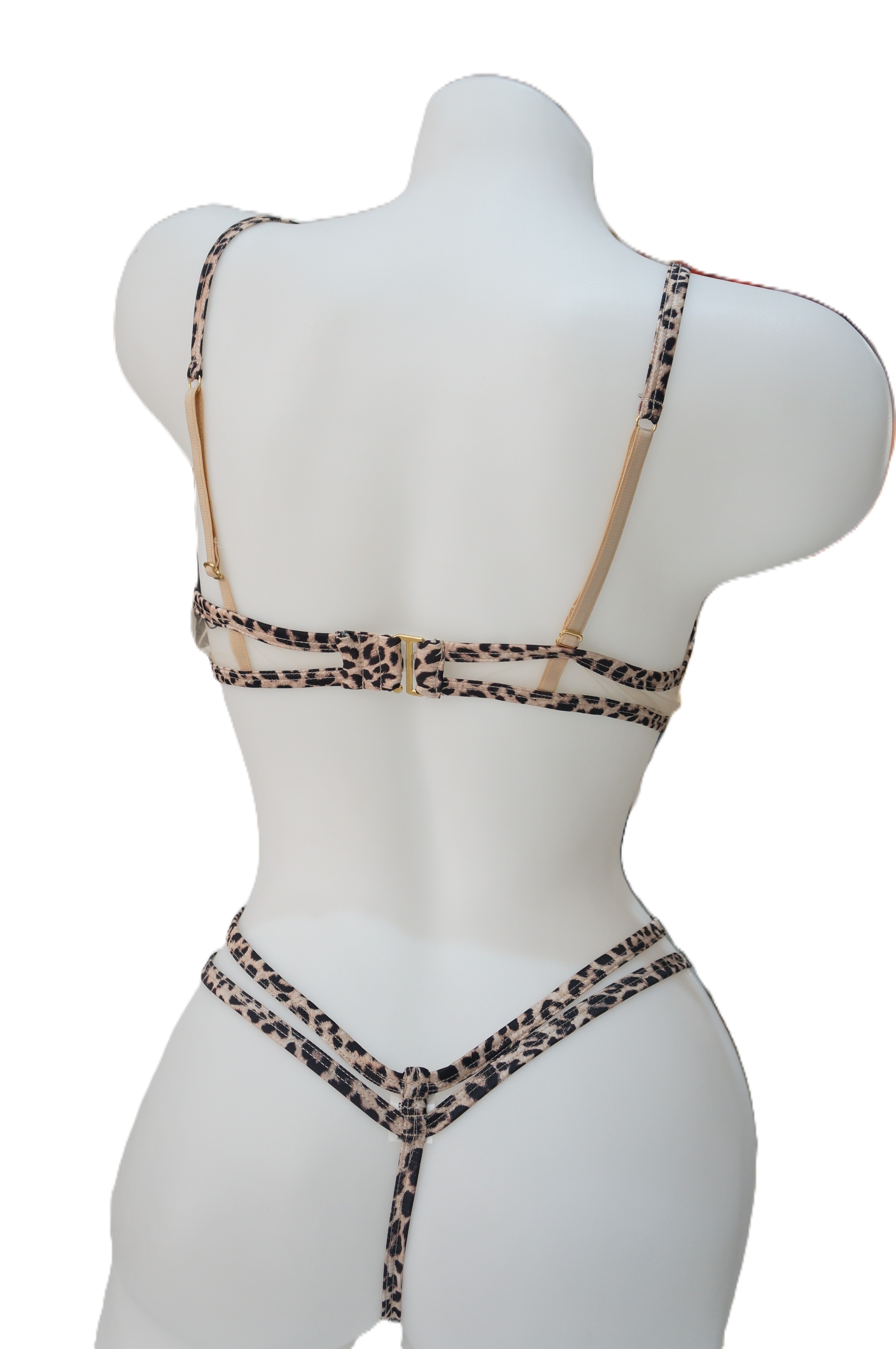 LEOPAR DESENLİ SÜTYEN TAKIM