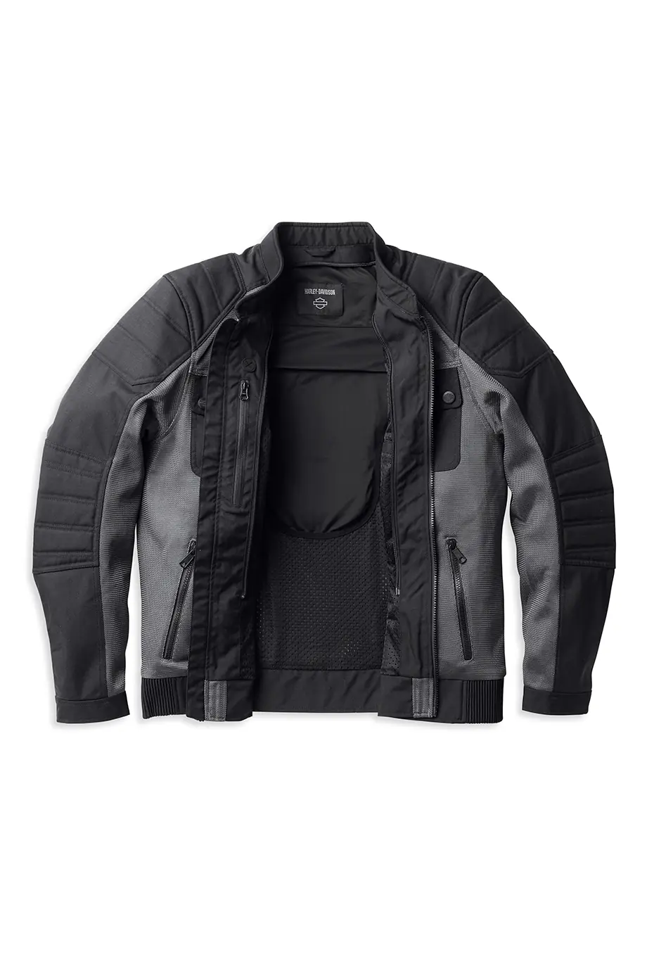 Jacket Zephyr Mixed Gri Erkek Ceket - Harley Davidson Shop