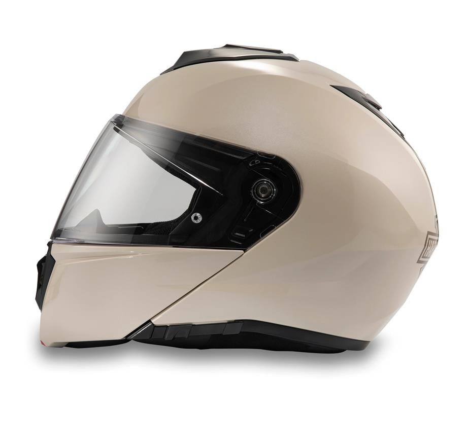 Apstone Sun Shield II H31 Modular Helmet - White Sand Pearl Gloss