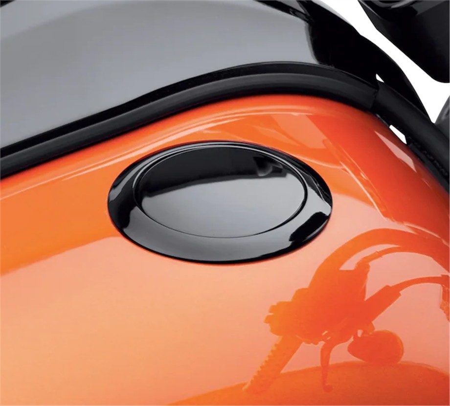 Harley-Davidson® Kit, Fuel Fill, Cap, Flush Mt, Blk/Sft