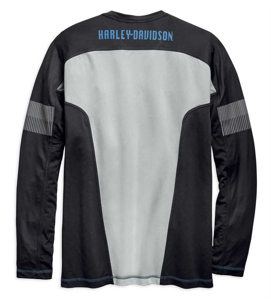 Harley-Davidson® Men's Performance Colorblocked Long Sleeve Tee