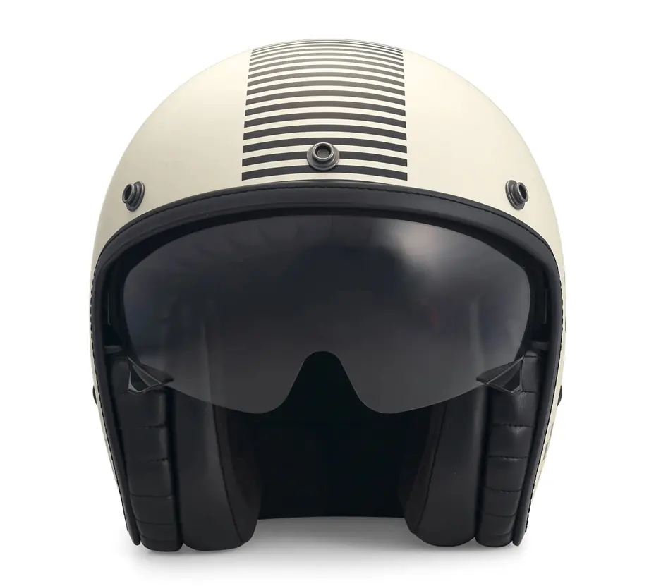 Rally Racer Beyaz Motosiklet Kask - Harley Davidson Shop