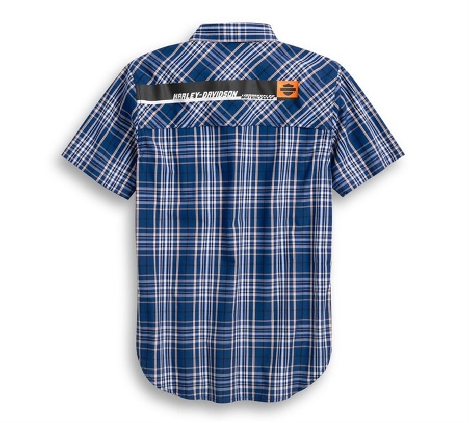 Harley-Davidson® Shirt-Woven, Plaid