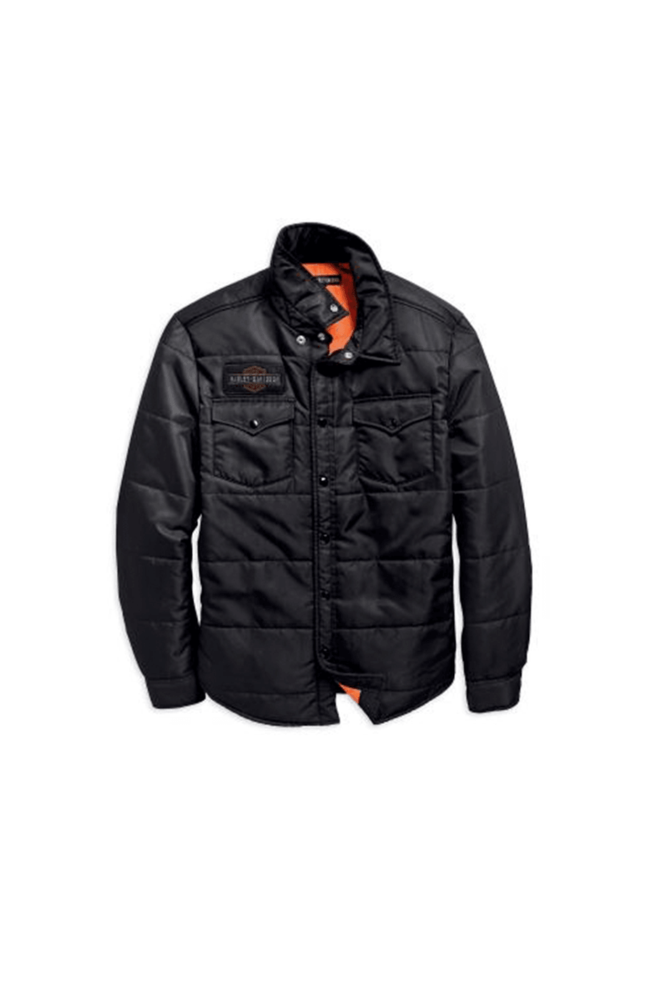 Harley-Davidson® Quilted Slim Fit Shirt Jacket