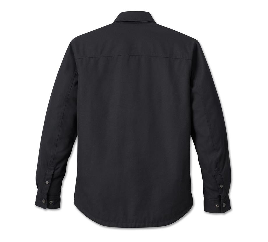 Men's Operative Riding Shirt Jacket - Black