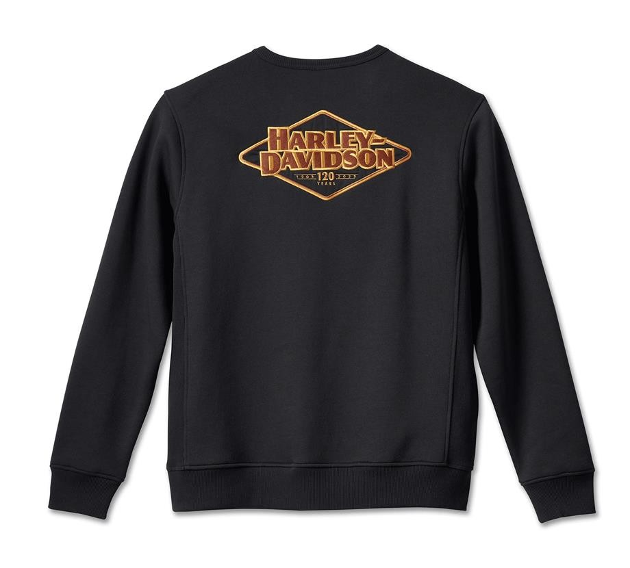 Harley-Davidson® Men's 120th Anniversary Sweatshirt - Black Beauty