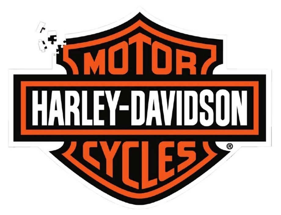 Harley-Davidson® Bar & Shield Logo Shaped Puzzle - 571 Pieces