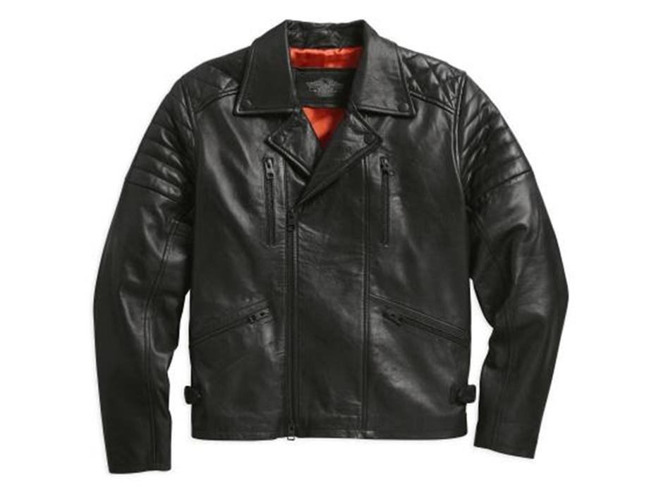 Lambskin Leather Biker Erkek Ceket