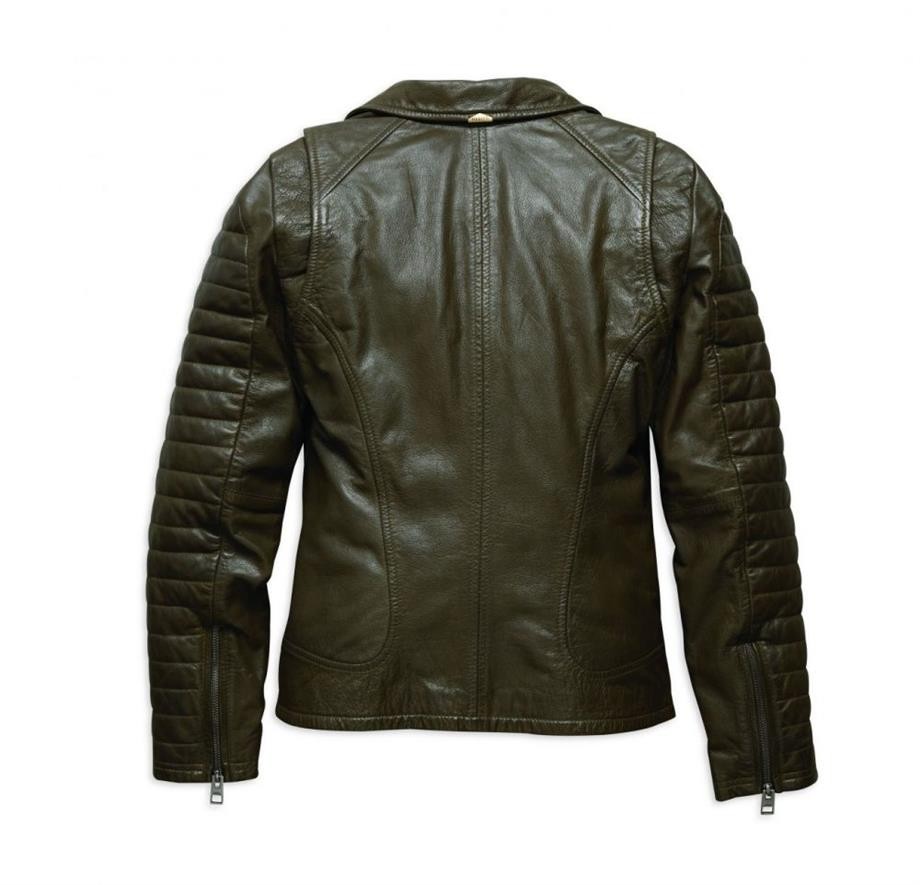 Washed Goatskin Leather Jacket