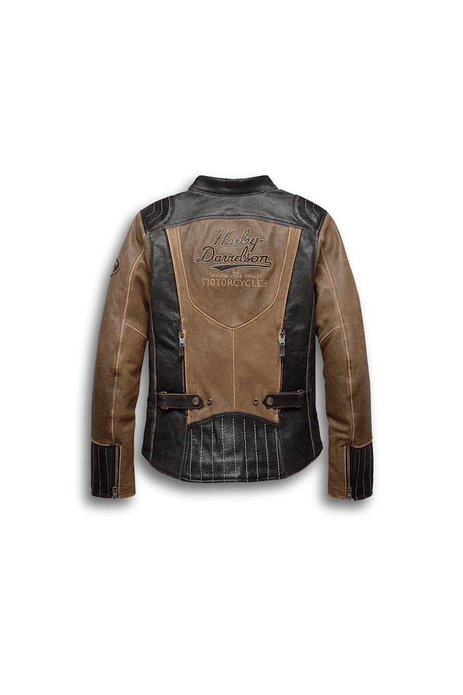 Harley-Davidson® Jacket-Triple Vent, Gallun, Ppe, Lthr, Brn