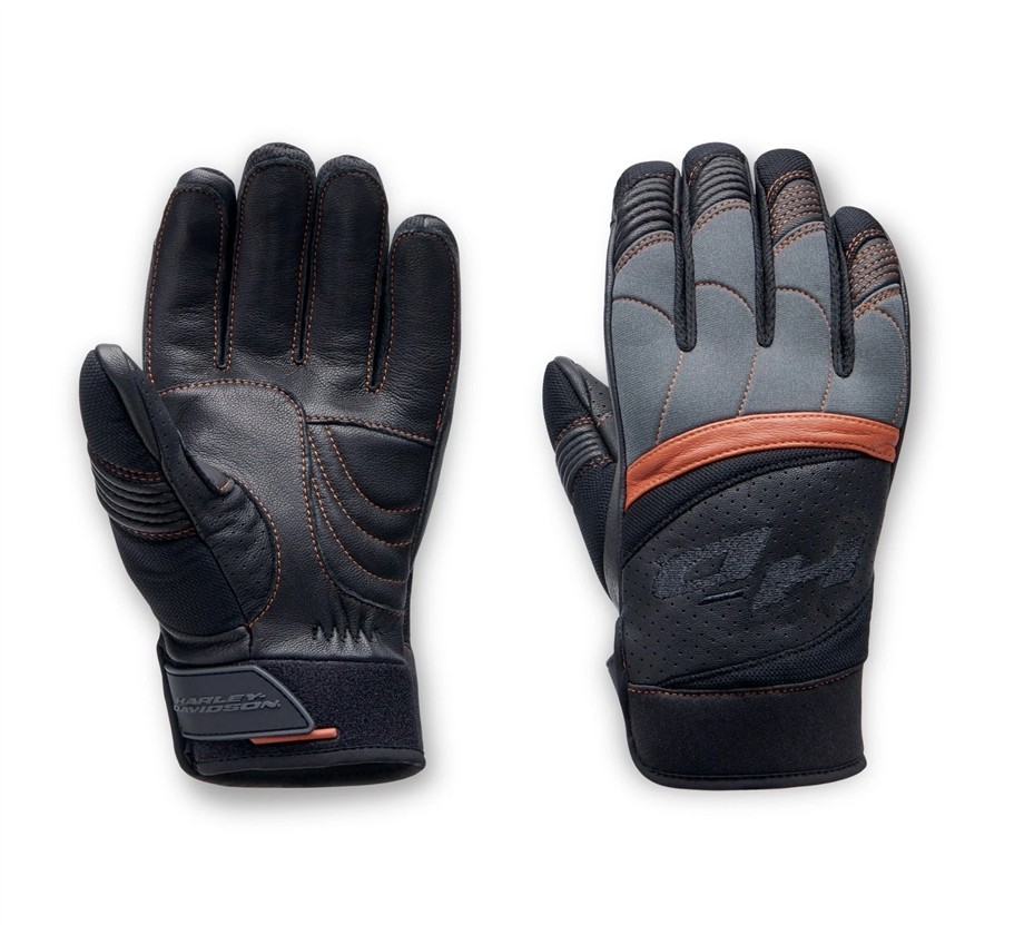 Harley-Davidson® Men's Killian Mixed Media Gloves