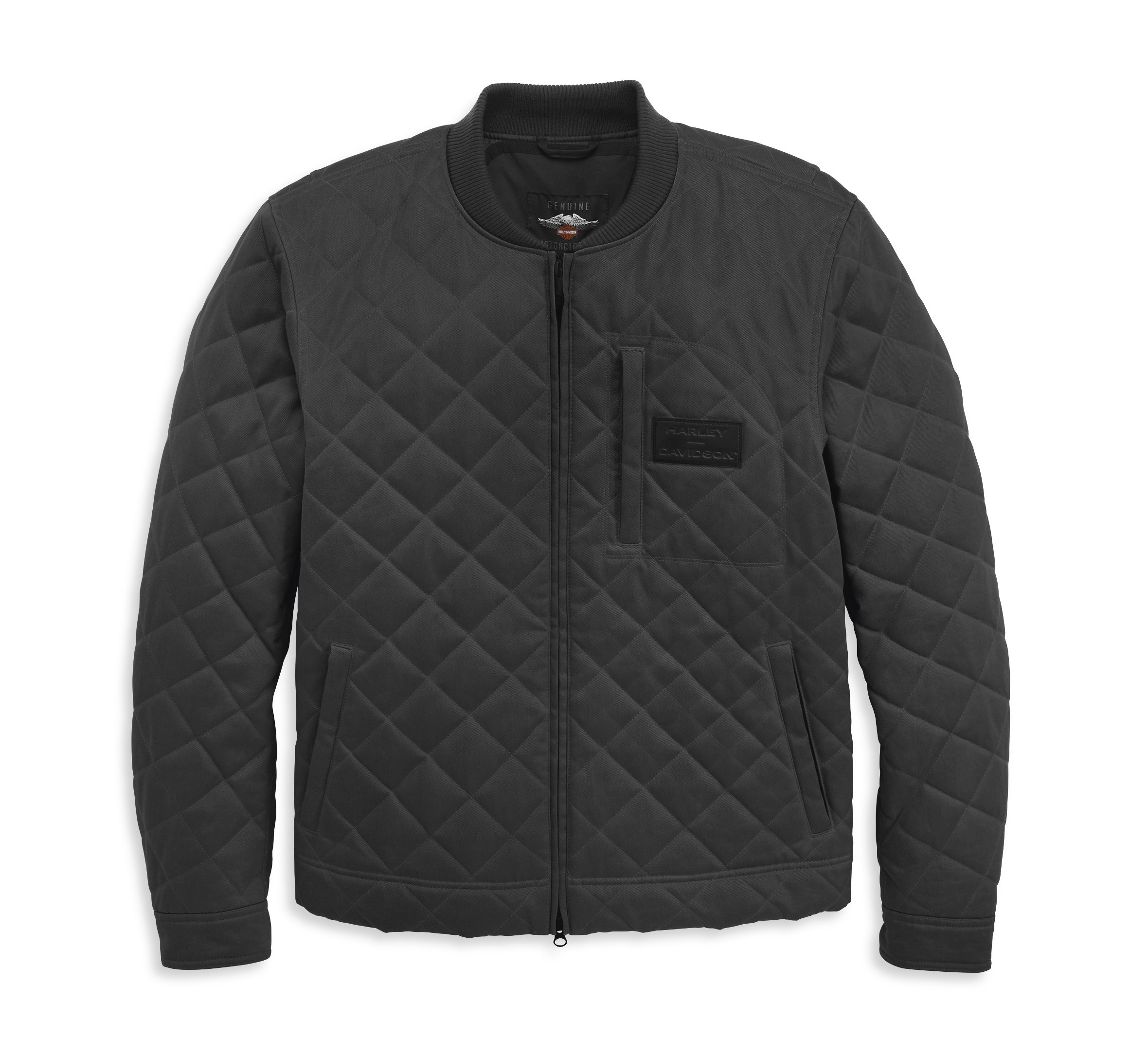 Men's Coastal Quilted Waxed Canvas Riding Jacket