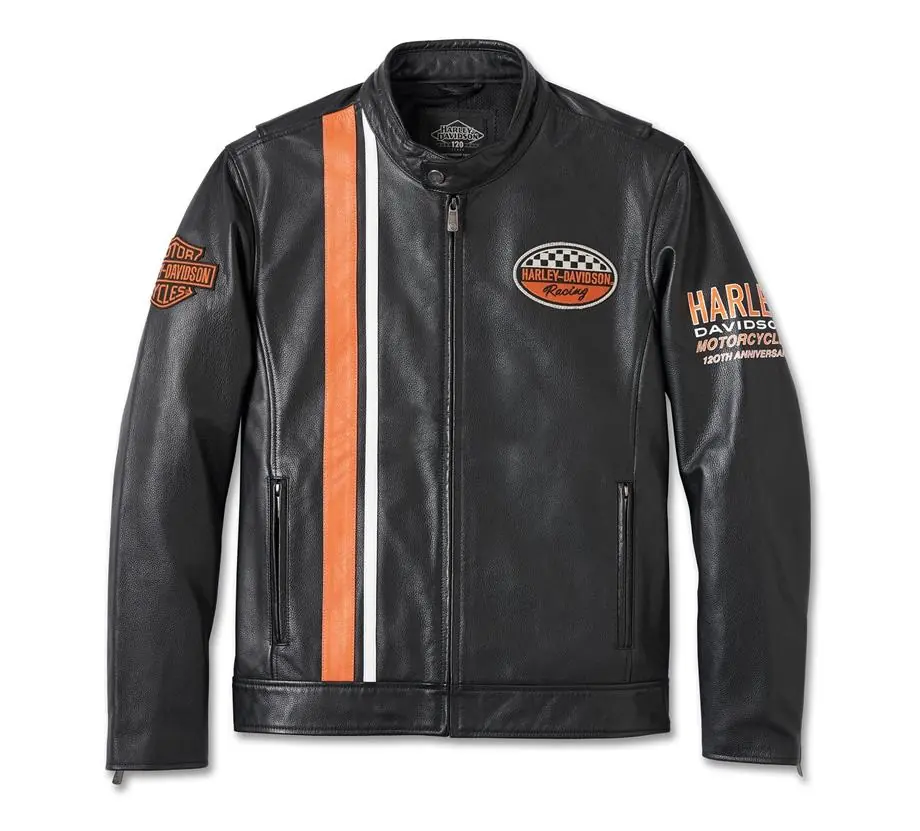 Harley-Davidson & EEZAN 上下セット Men's 120th Anniversary Leather Jacket