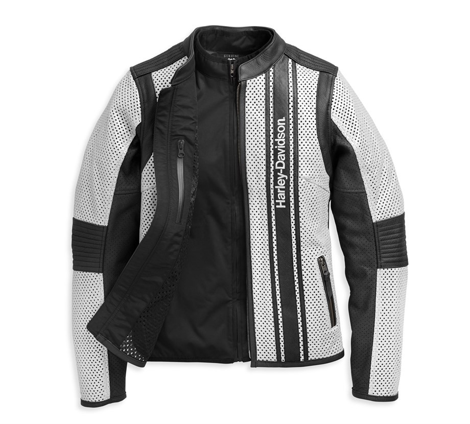 Harley-Davidson® Women's Hideaway Perforated Leather Jacket