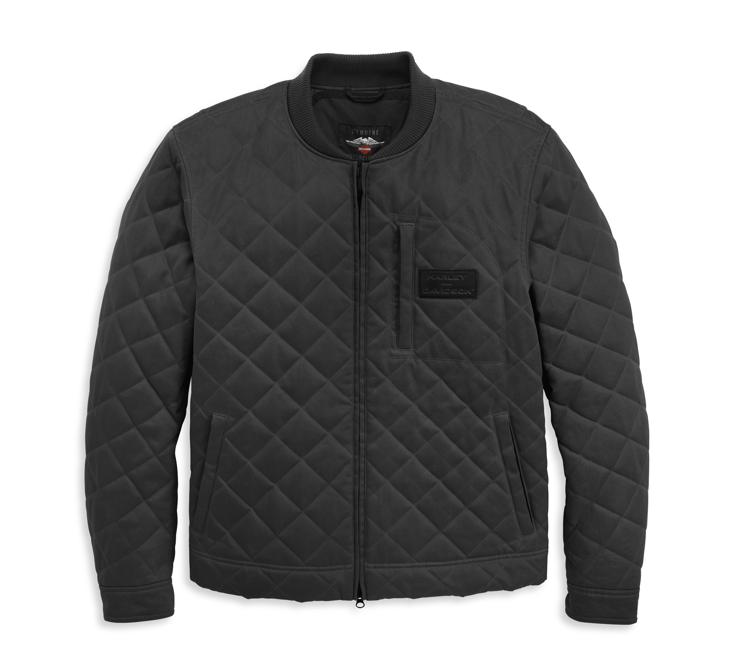 Men's Coastal Quilted Waxed Canvas Riding Jacket