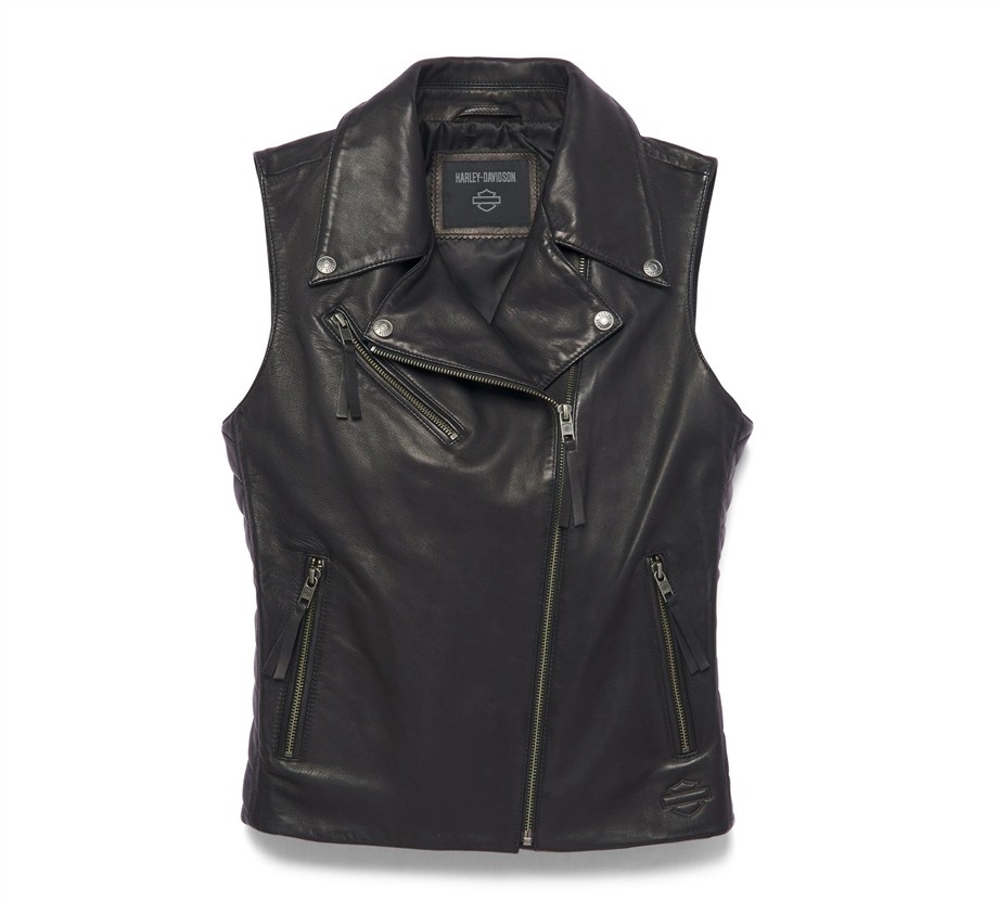 Harley-Davidson® Women's Electric Leather Vest