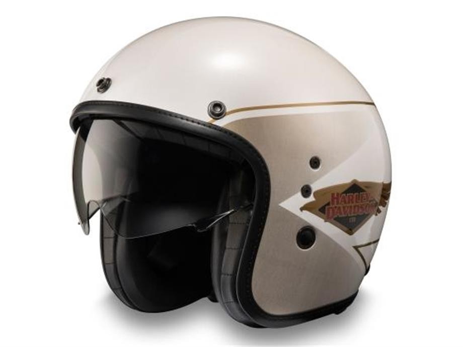 120th Anniversary Diamond H-D X14 Sun Shield 3/4 Helmet