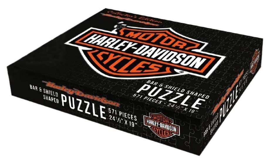 Harley-Davidson® Bar & Shield Logo Shaped Puzzle - 571 Pieces