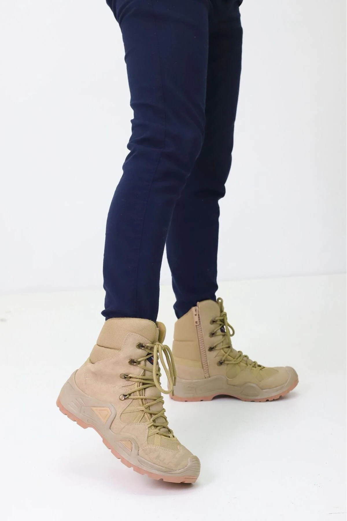 “Su Geçirmez Askeri Bot – Waterproof Fermuarlı ve Bağcıklı Outdoor Bot