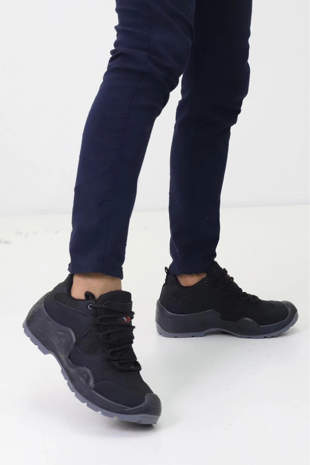 Çöl Çizgili Unisex Su Geçirmez Kauçuk Taban Trekking Bot waterprof