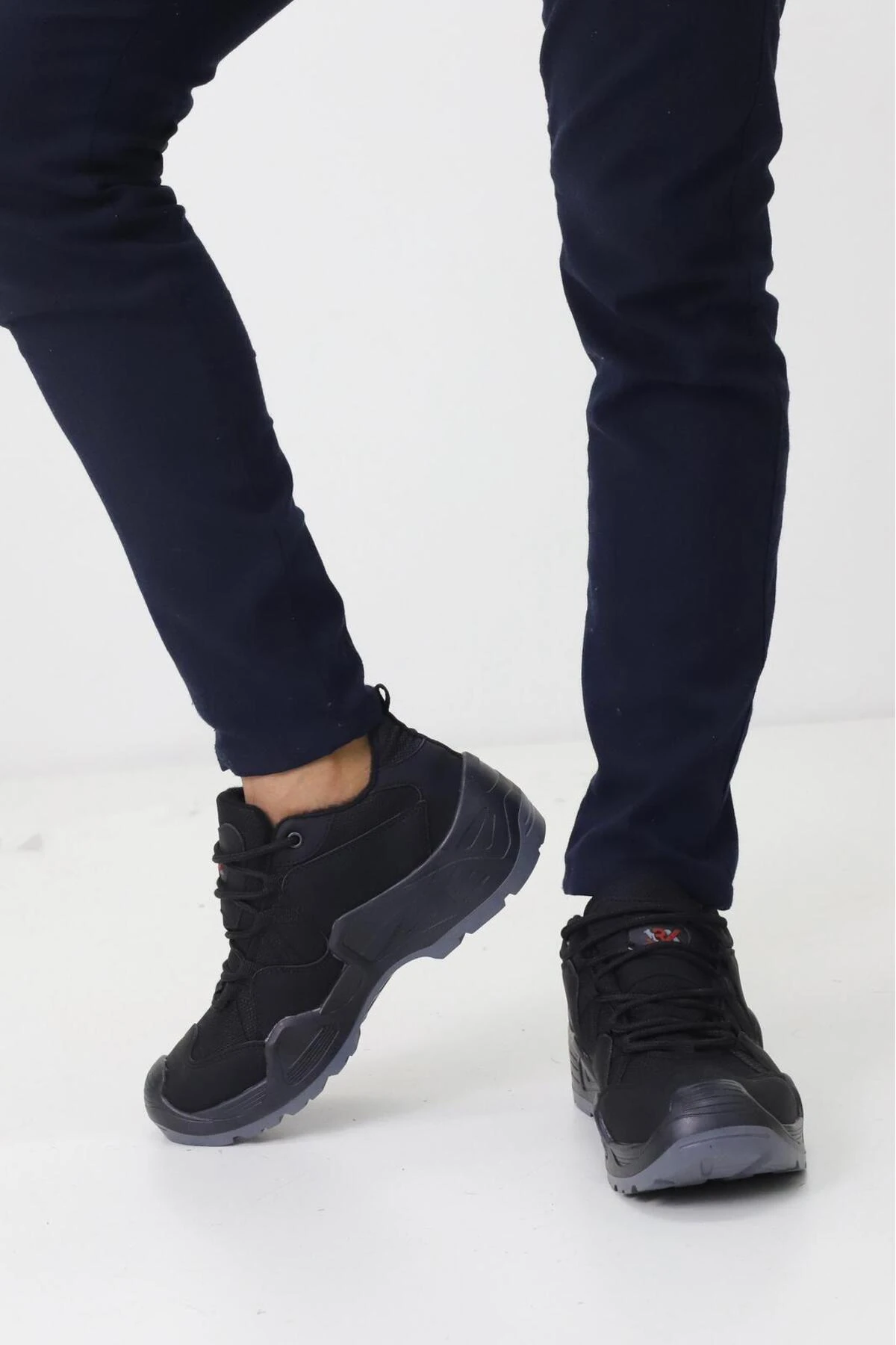 Çöl Çizgili Unisex Su Geçirmez Kauçuk Taban Trekking Bot waterprof