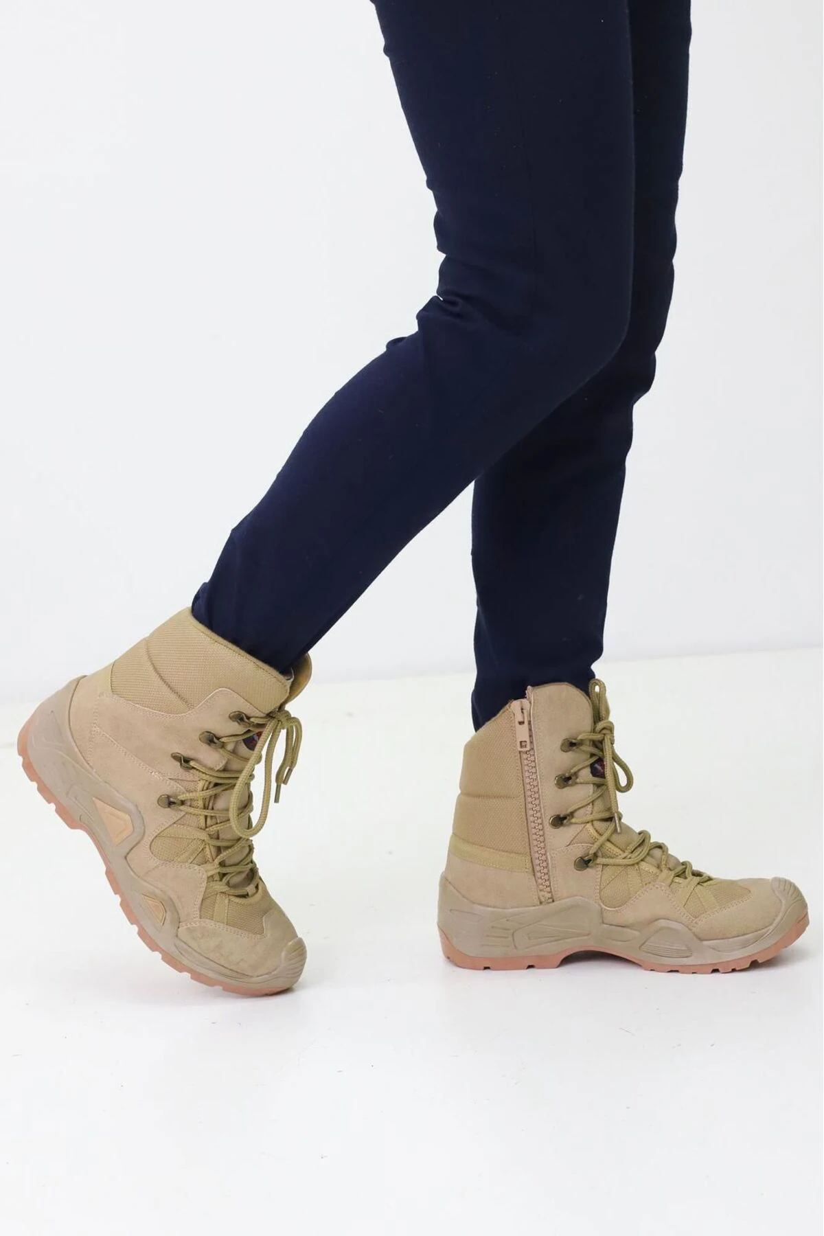 “Su Geçirmez Askeri Bot – Waterproof Fermuarlı ve Bağcıklı Outdoor Bot