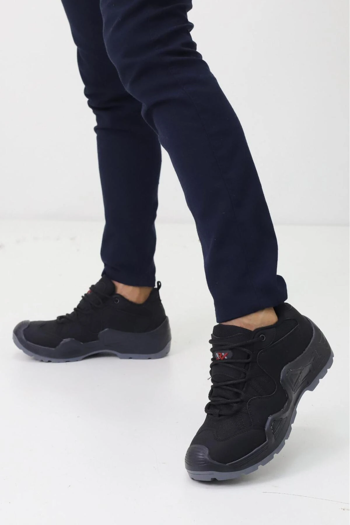 Çöl Çizgili Unisex Su Geçirmez Kauçuk Taban Trekking Bot waterprof