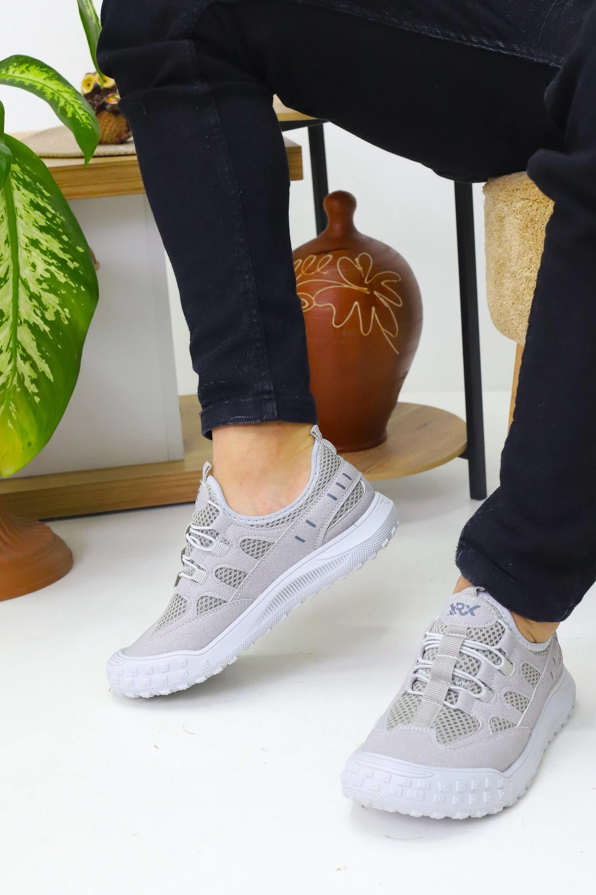 Rahat Lastikli Yazlık Kokulu Taban Erkek Spor Ayakkabı Snaekers