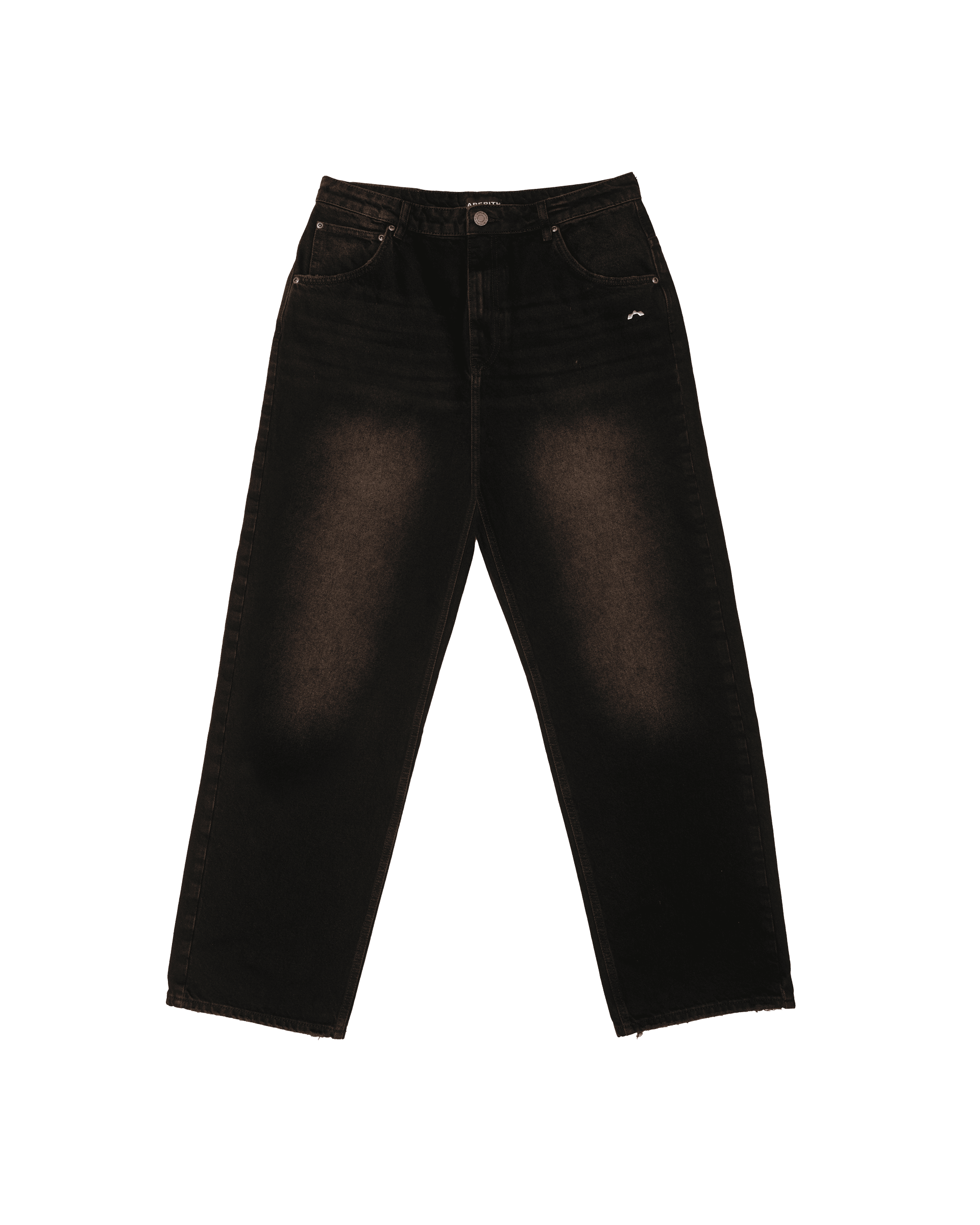 Brown Tint Baggy Denim