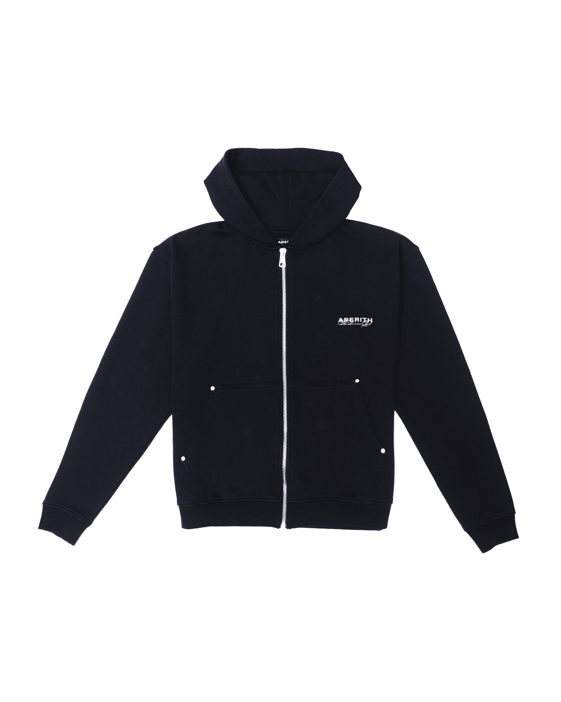 Black Zip Hoodie