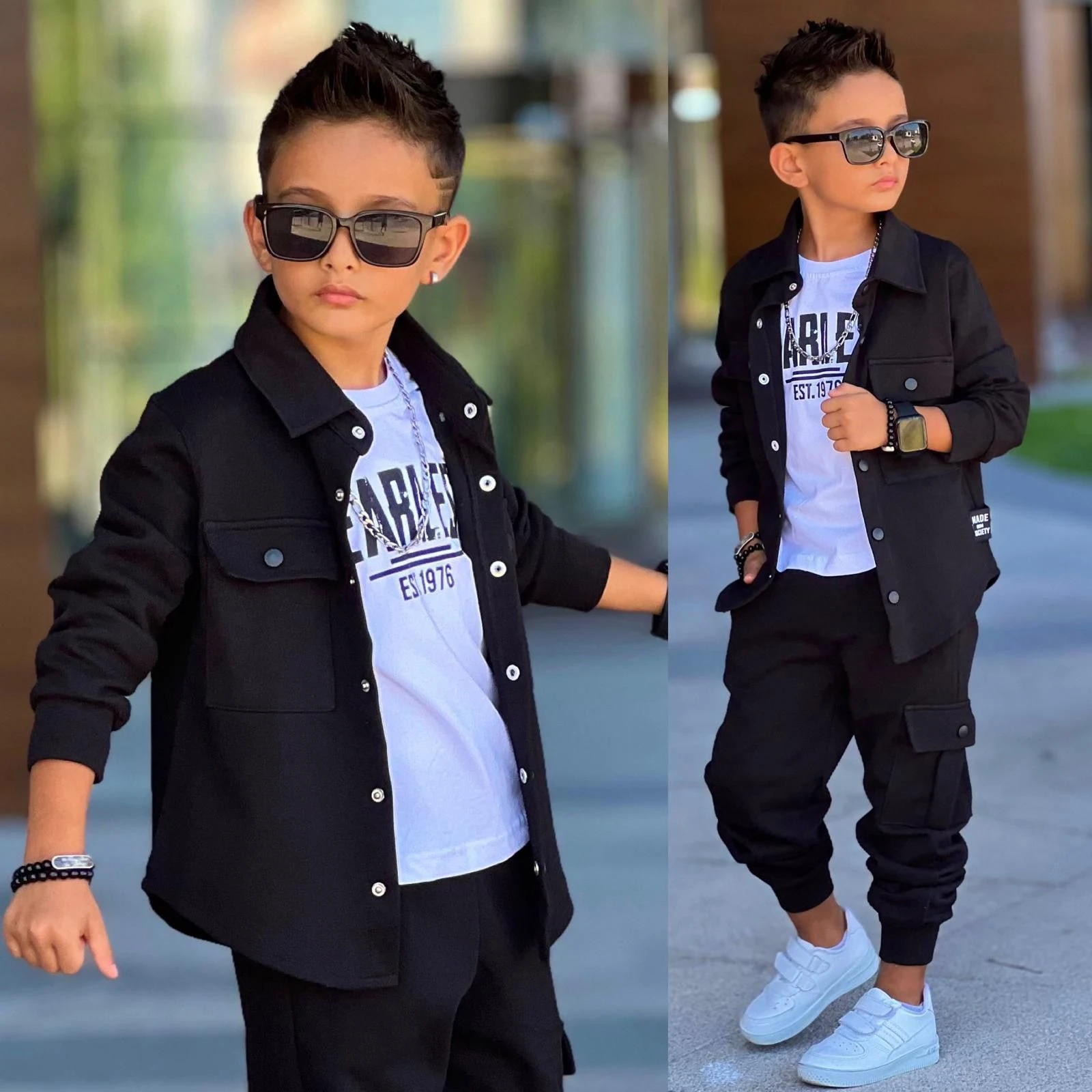 Erkek Çocuk Fearless Takım - Siyah