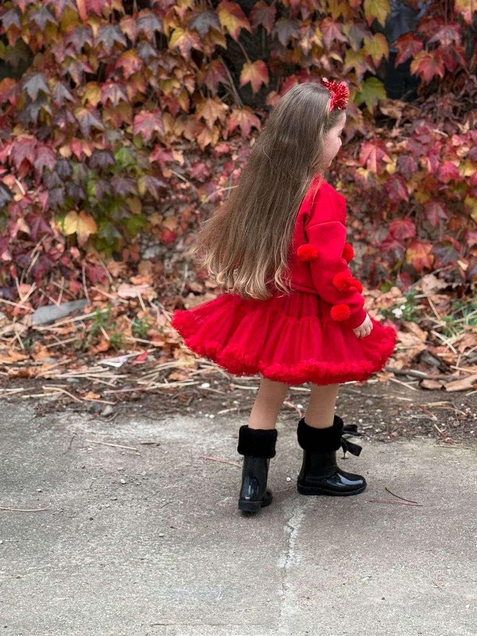 Kız Çocuk Etekli Takım