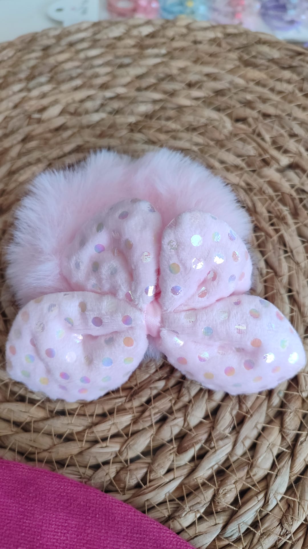 Fiyonklu Lastik Toka - Mor