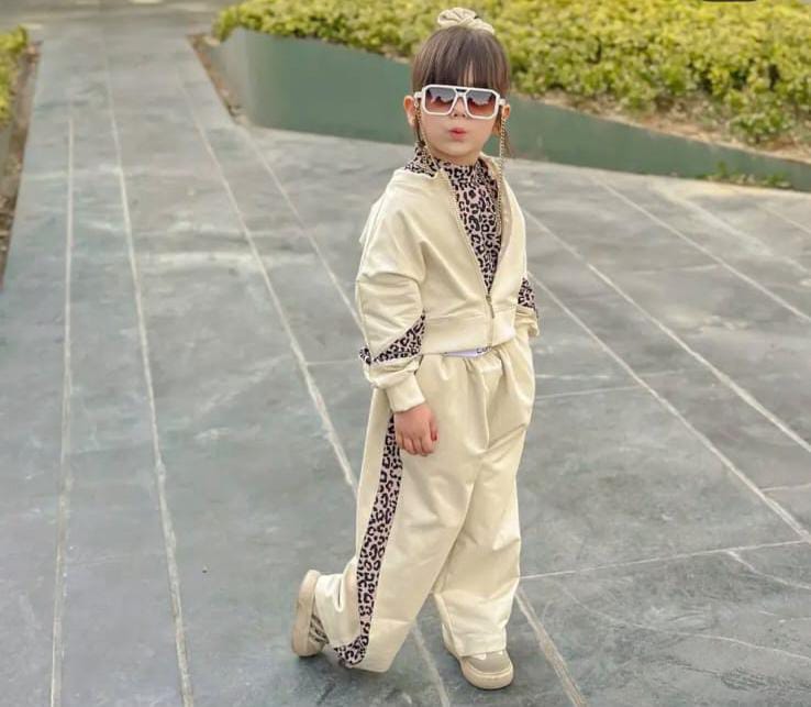 Kız Çocuk Leopar Badyli 3 Lü Takım
