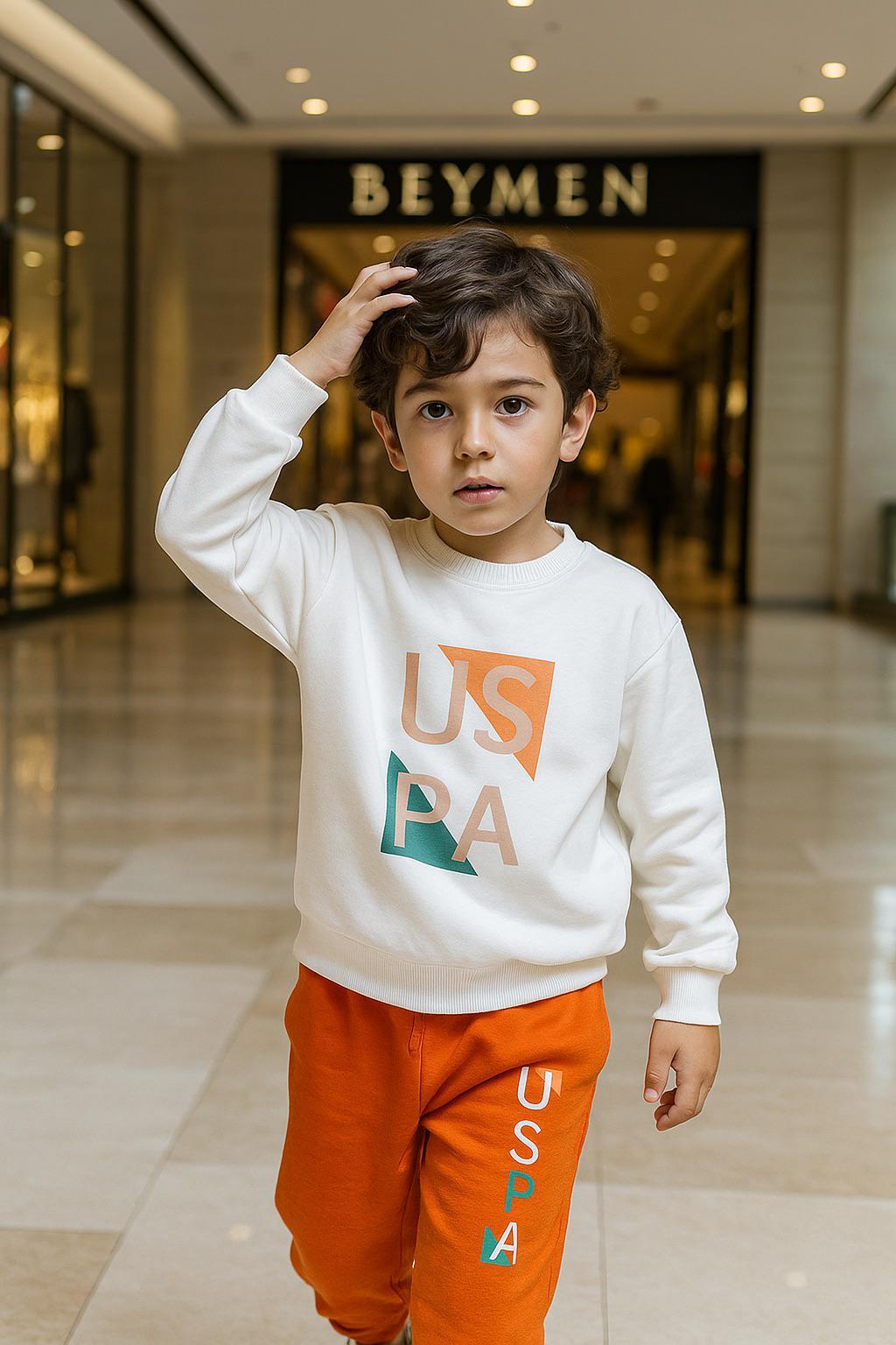 Erkek Çocuk 2 Li Takımmm - Turuncu