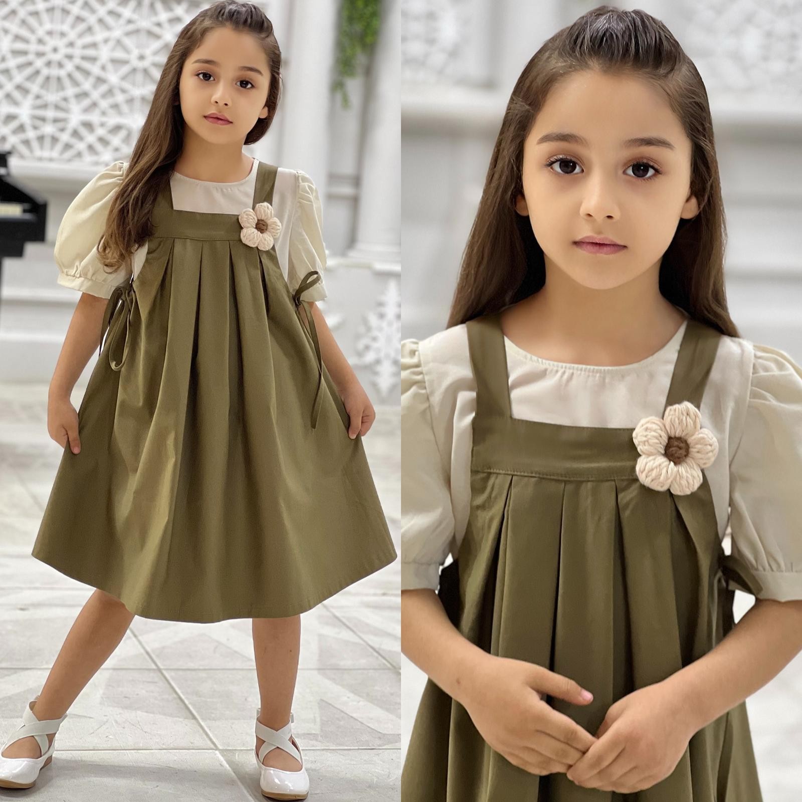 Kız Çocuk Elbise Bady 2 Li Takım