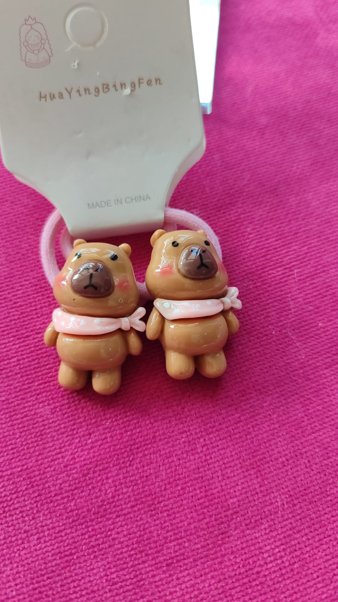 Kapibabaralı Lastik Toka - Pembe