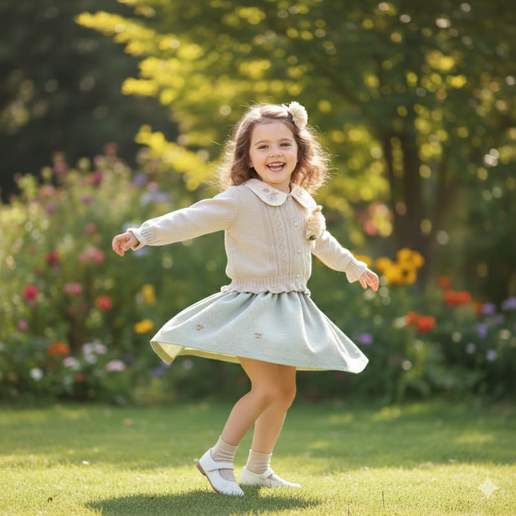 Kız Çocuk Hırkalı Takım