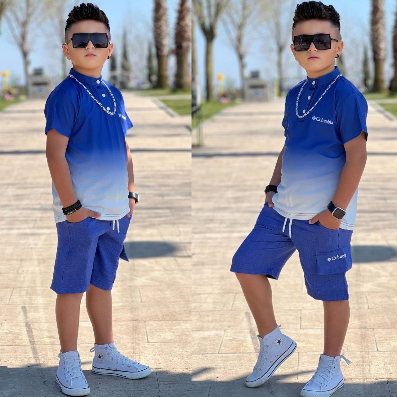 Erkek Çocuk Şortlu Takım