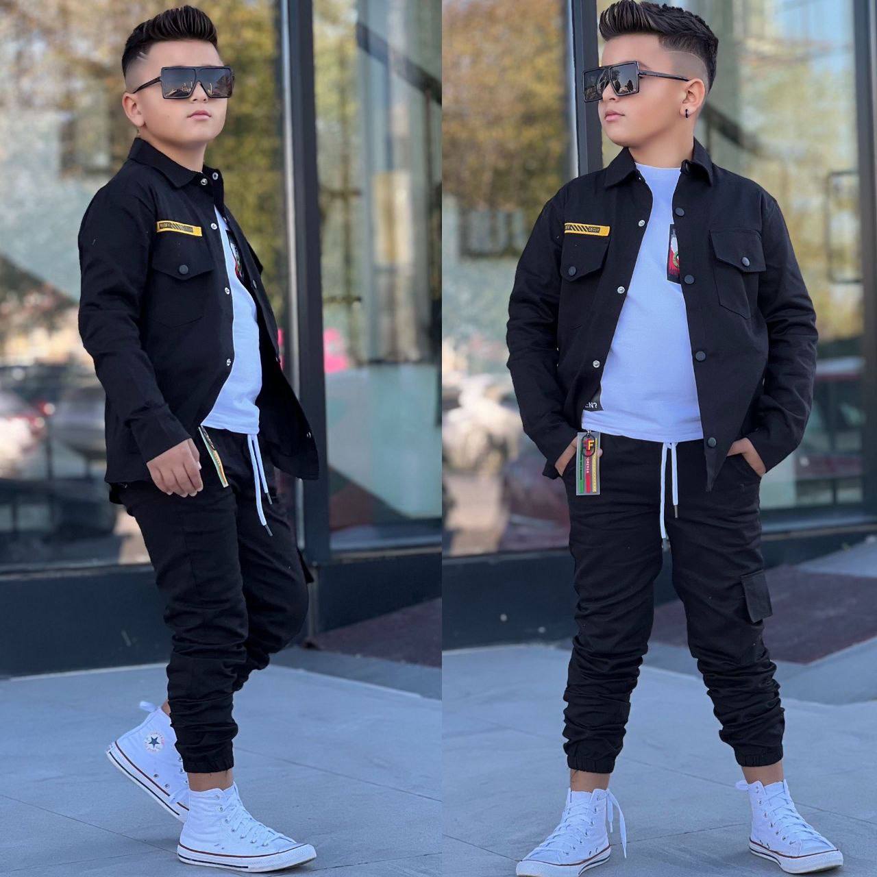 Erkek Çocuk Gabardin 3 Lü Takım