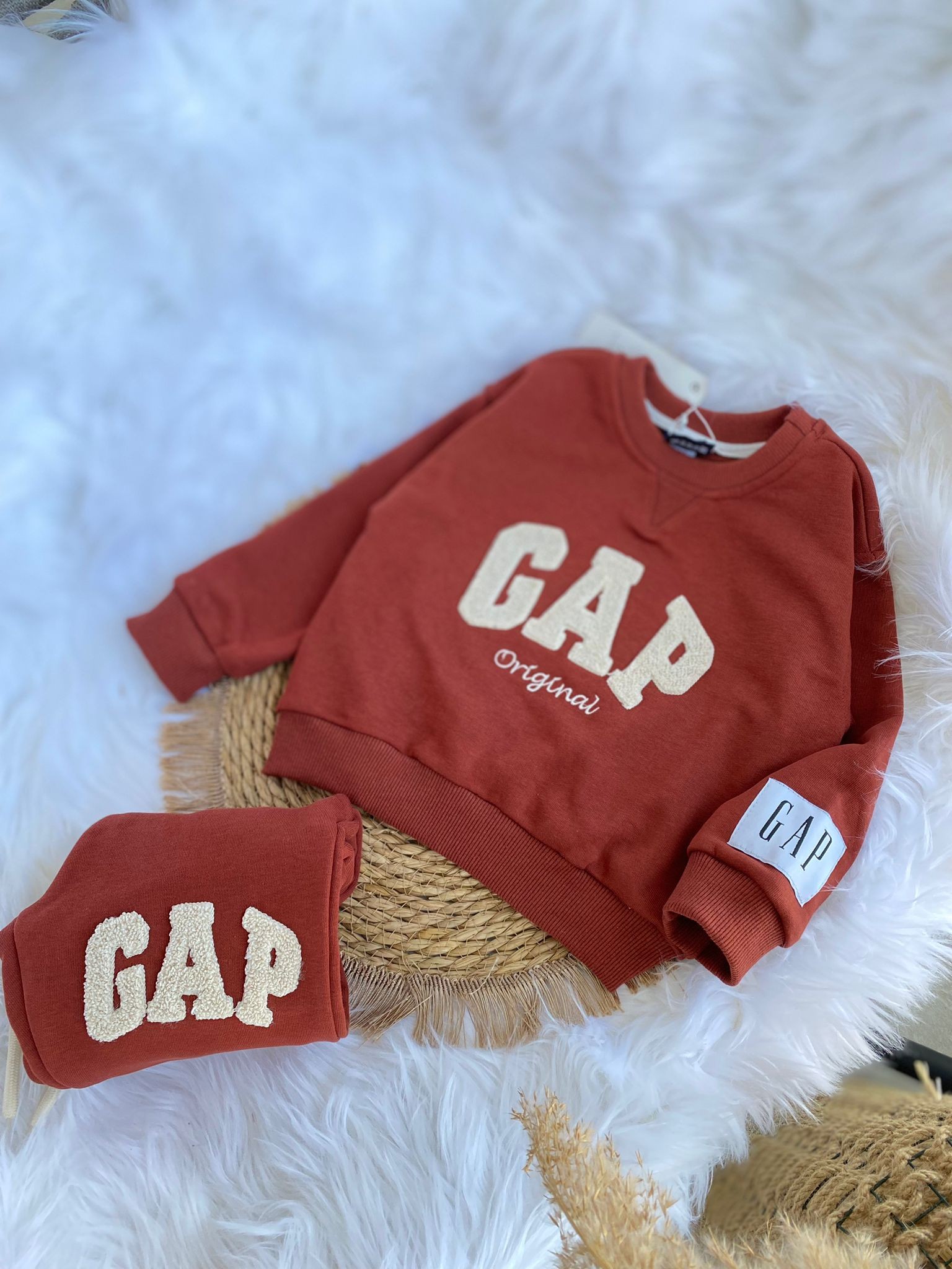Unisex Kahverengi Eşofman Takım