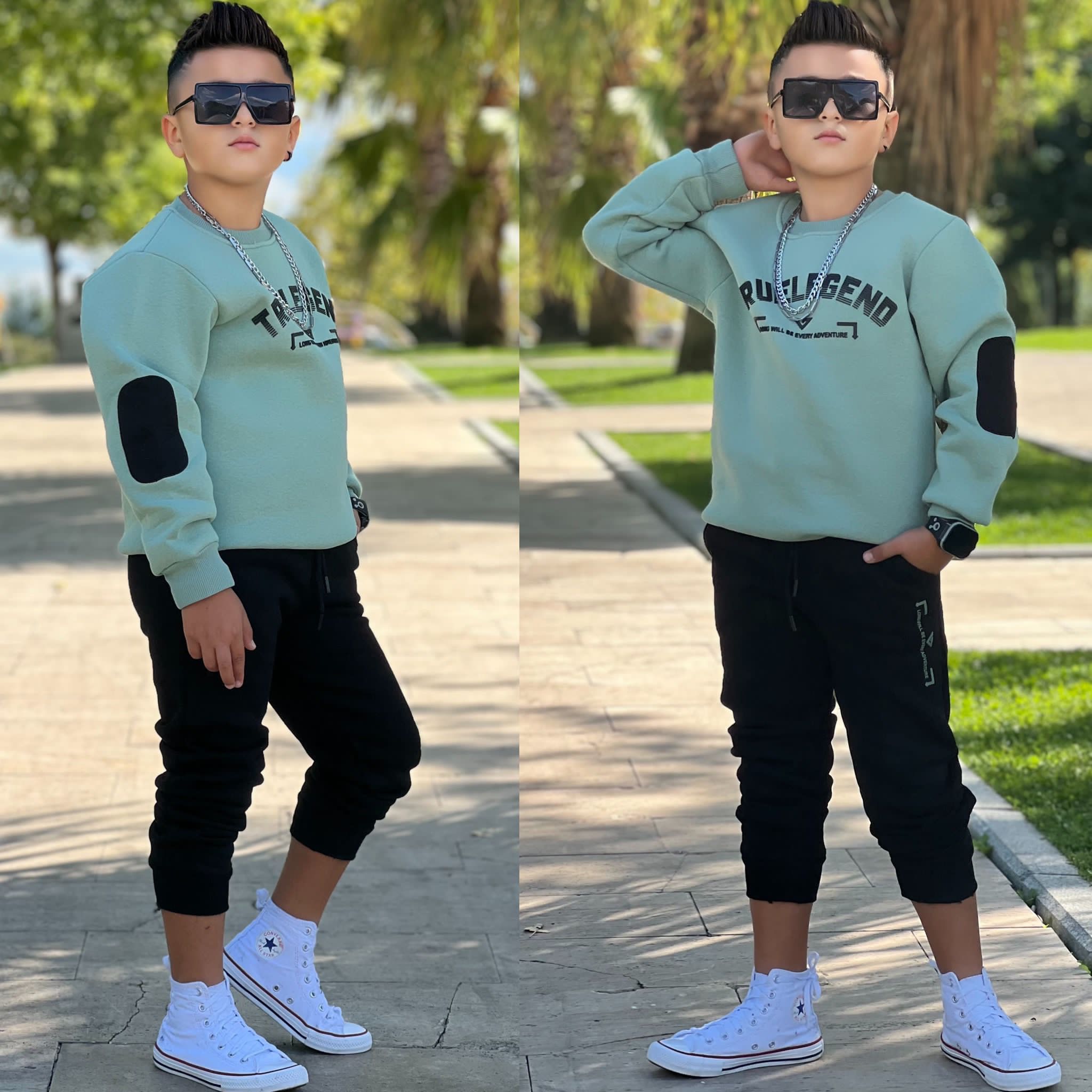 Erkek Çocuk True Legend Spor Takım - Yeşil