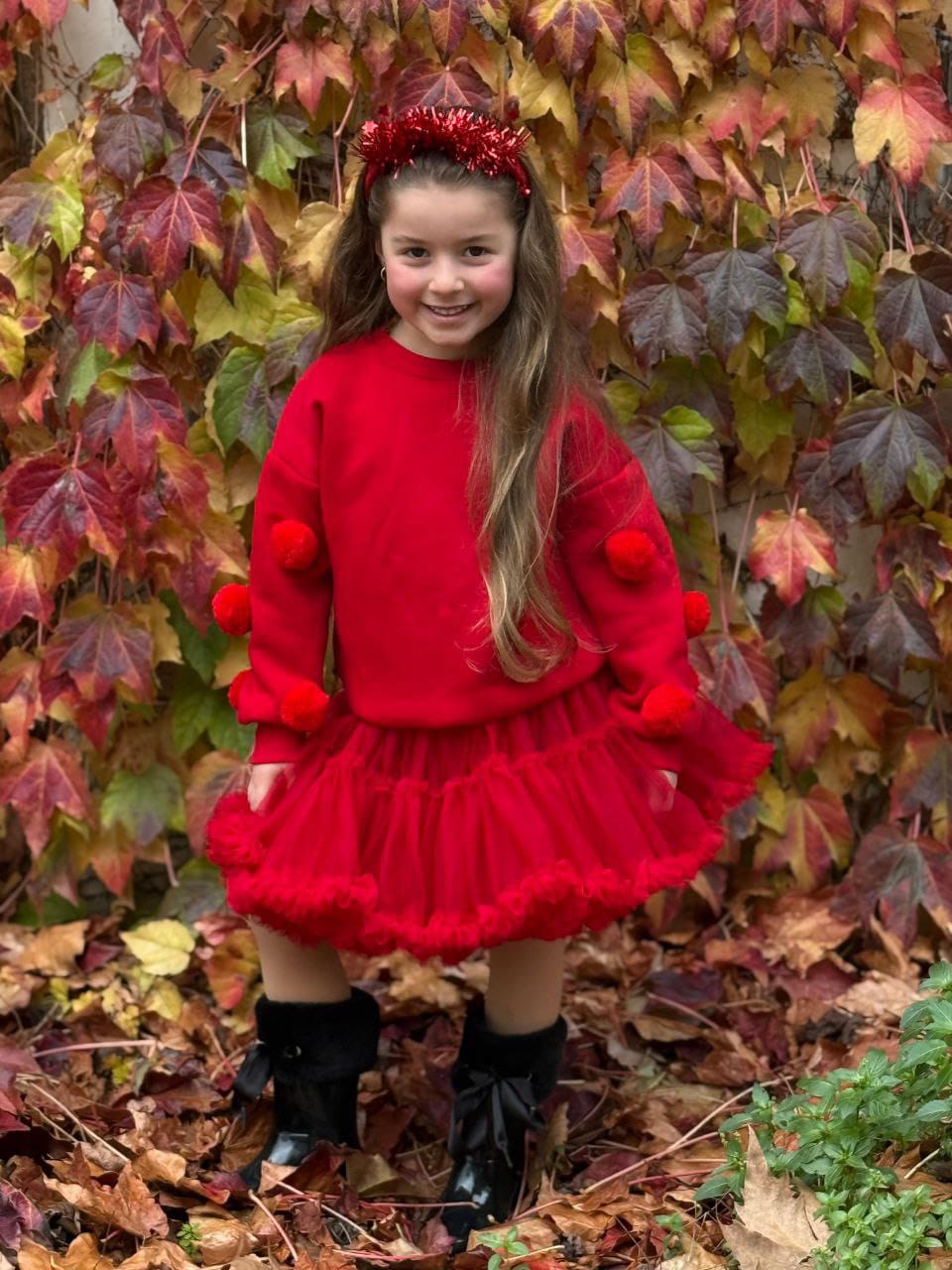 Kız Çocuk Etekli Takım