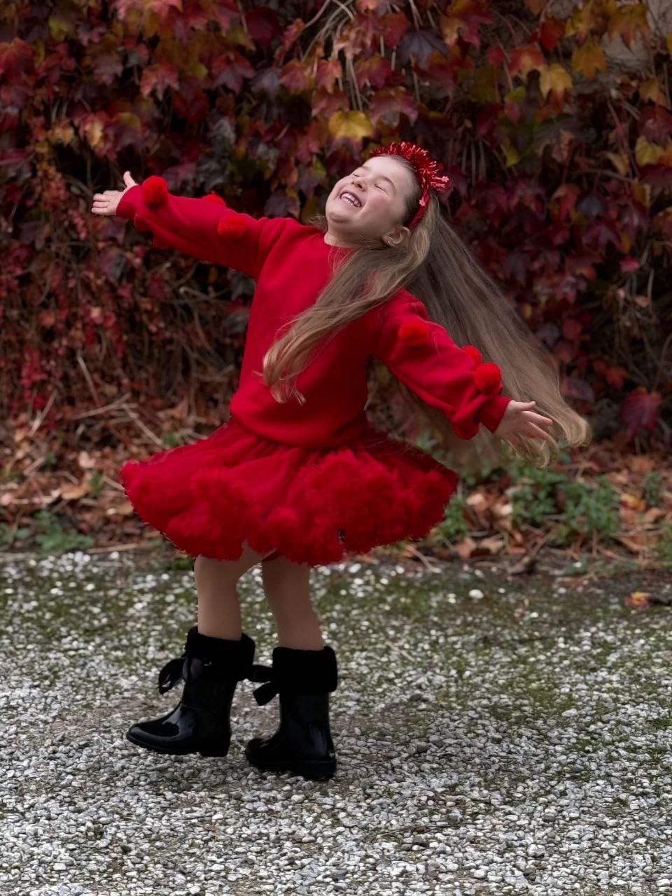 Kız Çocuk Etekli Takım