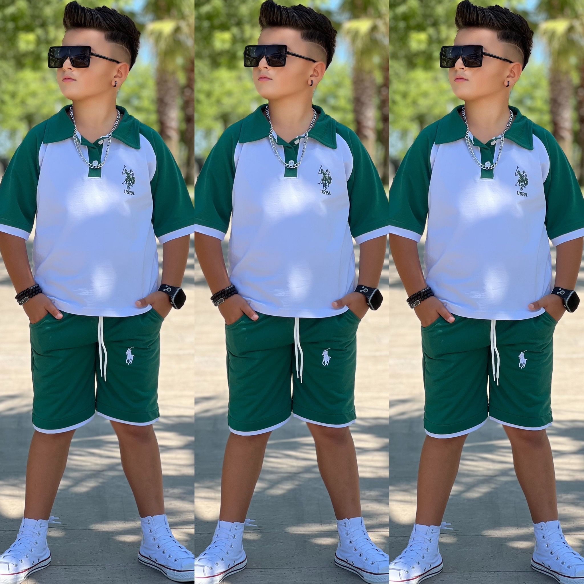 Erkek Çocuk Şortlu Takım