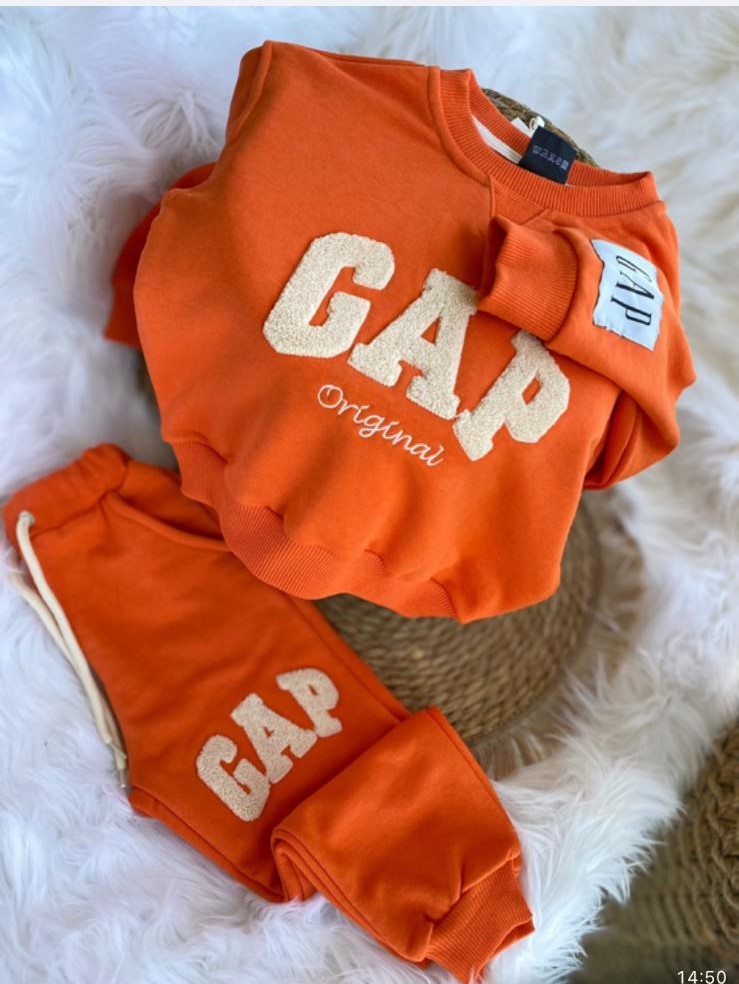 Unisex Turuncu Eşofman Takım